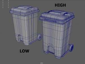 Trash Can Model 3D