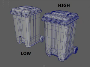 Trash Can 3D Model