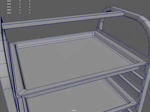 Tray Rack Trolley Modelo 3D