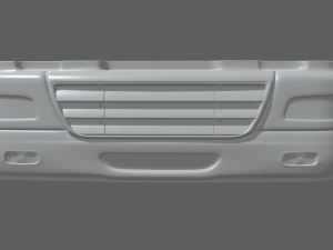 Truck Bumper Model 3D