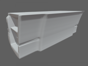 Truck Bumper Model 3D