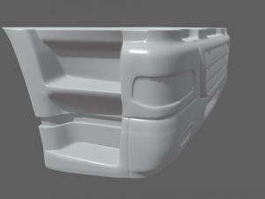 Truck Bumper Model 3D