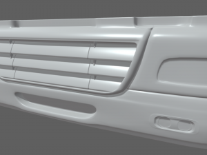 Truck Bumper Model 3D