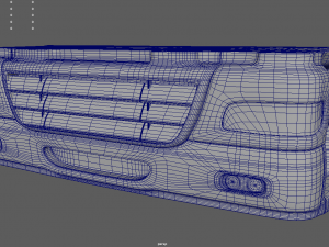 Truck Bumper Model 3D