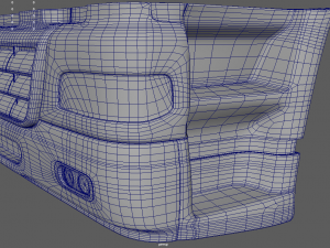 Truck Bumper Model 3D