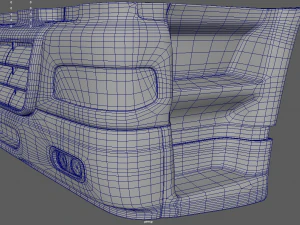 LKW-Sto&szlig;stange 3D Modell