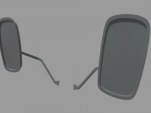 Truck Mirror 01 3D Model
