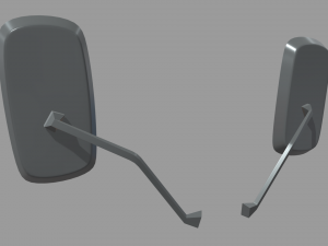 Truck Mirror 01 Modello 3D
