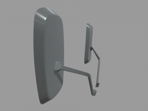 Truck Mirror 01 Modello 3D