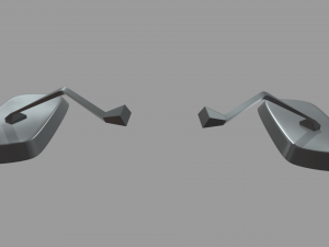 Truck Mirror 01 Modello 3D