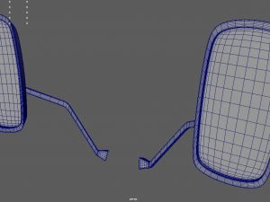 Truck Mirror 01 Modello 3D