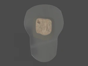Wooden Glazed Table 3D Model