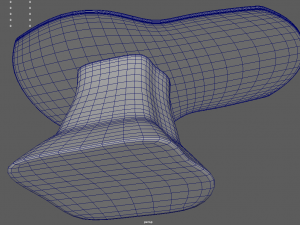 Wooden Glazed Table Model 3D