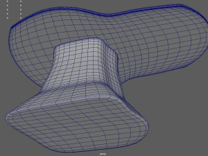 Wooden Glazed Table 3D Model