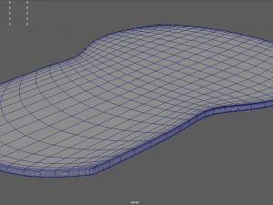 Wooden Glazed Table 3D Model