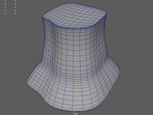 Wooden Glazed Table Model 3D