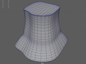 Wooden Glazed Table 3D Model