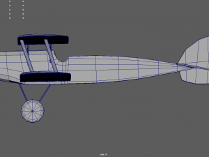 Low Poly Plane 02 Modelo 3D