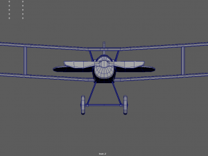 Low Poly Plane 02 Modelo 3D