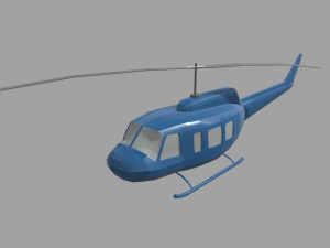 Low Poly Plane 03 Modèle 3D