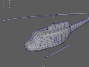 Low Poly Plane 03 3D Model