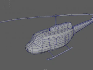 Low Poly Plane 03 3D Model