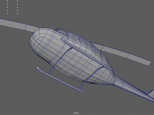 Low Poly Plane 03 3D Model