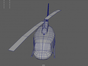Low Poly Plane 03 3D Model