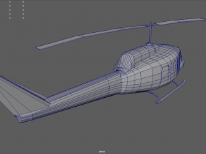 Low Poly Plane 03 3D Model