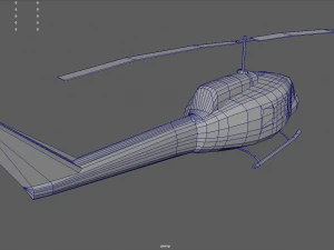 Low Poly Plane 03 3D Model