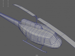 Low Poly Plane 03 3D Model