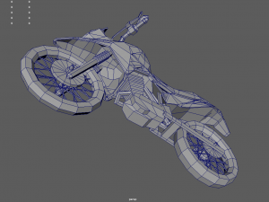 Low Poly Motorbike 01 Modelo 3D