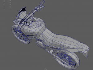 Low Poly Motorbike 01 Modelo 3D