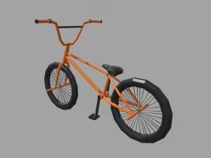 Low Poly Bmx 3D Model