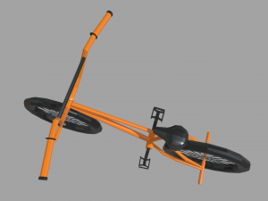 Low Poly Bmx Model 3D