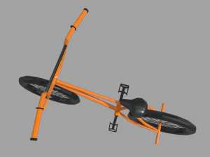 Low Poly Bmx 3D Model