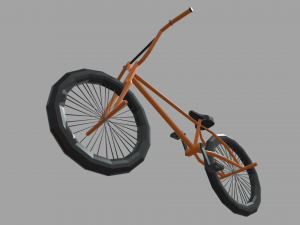 Low Poly Bmx Model 3D