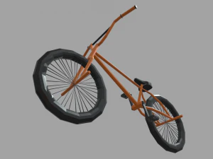 Low Poly Bmx 3D Model