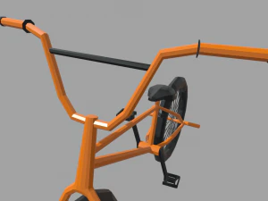 Low Poly Bmx 3D Model