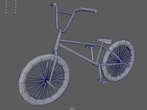 Low Poly Bmx 3D Model