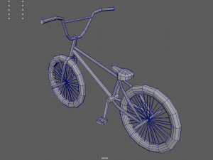 Low Poly Bmx Model 3D