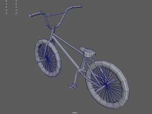 Low Poly Bmx 3D Model