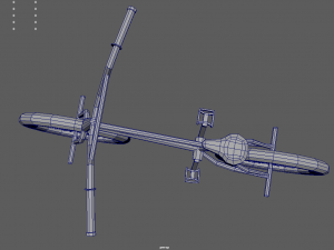 Low Poly Bmx Model 3D