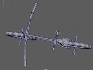 Low Poly Bmx 3D Model