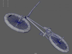 Low Poly Bmx 3D Model