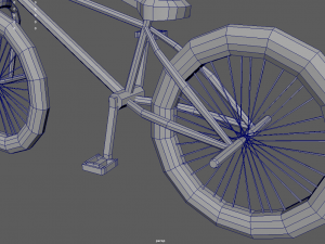 Low Poly Bmx Model 3D
