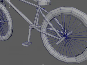 Low Poly Bmx 3D Model
