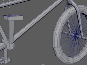Low Poly Bmx 3D Model