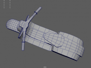 Low Poly Motorbike 02 3D Model