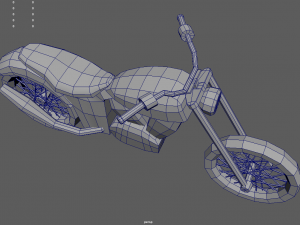 Low Poly Motorbike 03 3Dモデル
